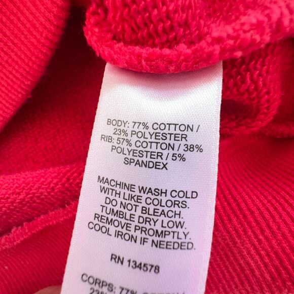 Vineyard Vines Red Bow Shoulder Sweatshirt EUC 4T - Picture 4 of 4